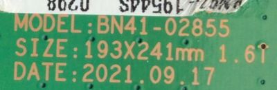 MAIN PARA TV SAMSUNG NEO QLED 4K SMART TV / NUMERO BN94-17519L / BN41-02855C / BN97-19544S / DFVC2142 / PANEL CY-TA085FLAV1H / MODELO QN85QN90 / QN85QN90AAFXZA AB03 - Imagen 2